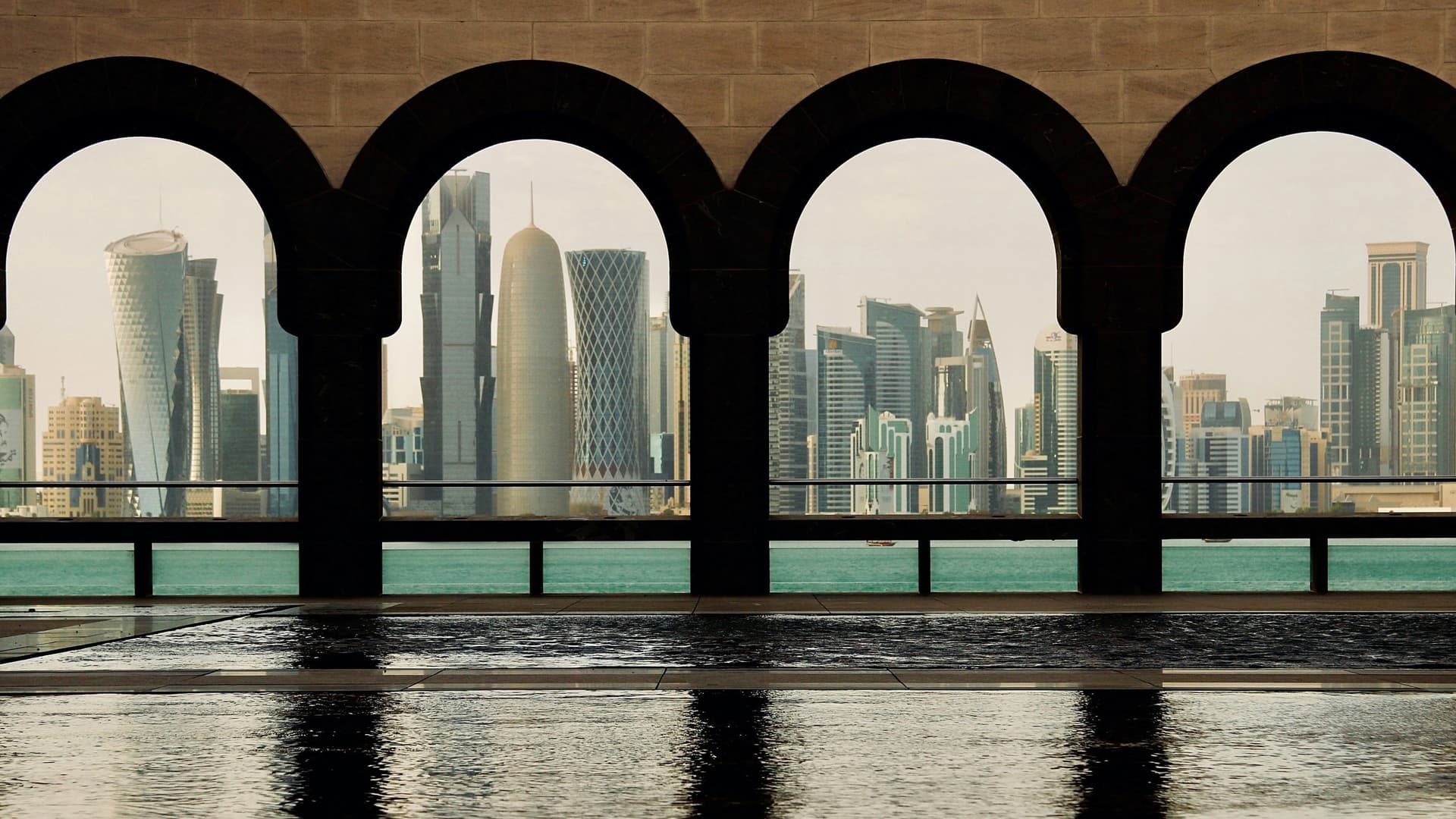 The Lusail business district north of Doha, Qatar